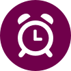 CABOMETYX Alarm clock icon