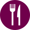 CABOMETYX Fork and knife icon