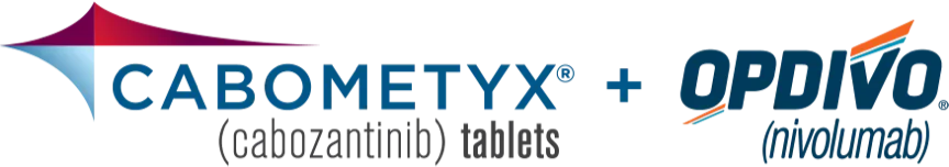 CABOMETYX® (cabozantinib) + OPDIVO® (nivolumab) Logo