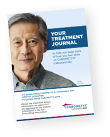 CABOMETYX Treatment Journal Cover