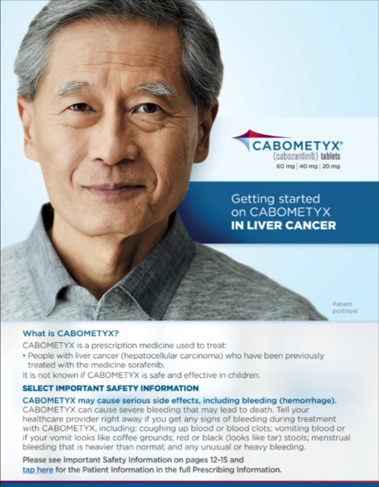 CABOMETYX Liver Cancer (HCC) Patient Handbook Cover