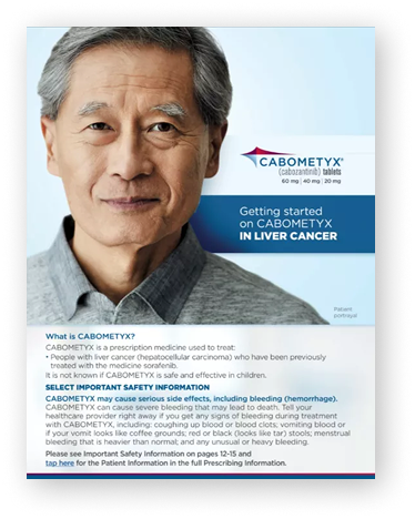 CABOMETYX Liver Cancer (HCC) Patient Handbook