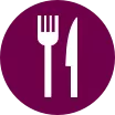 CABOMETYX Fork and knife icon