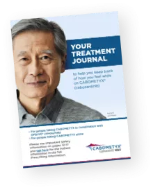 CABOMETYX Treatment Journal Cover